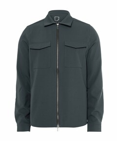 Heren overshirt grijs