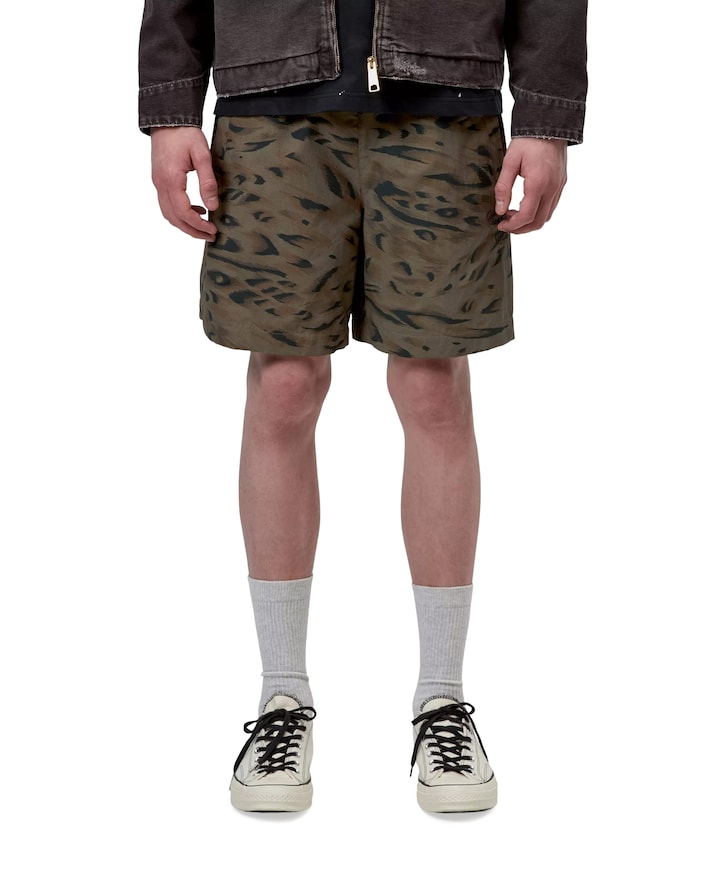 Travon Short heren korte broek groen