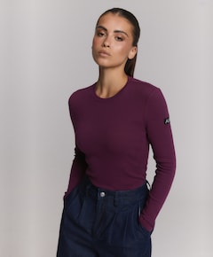 Dames longsleeve paars