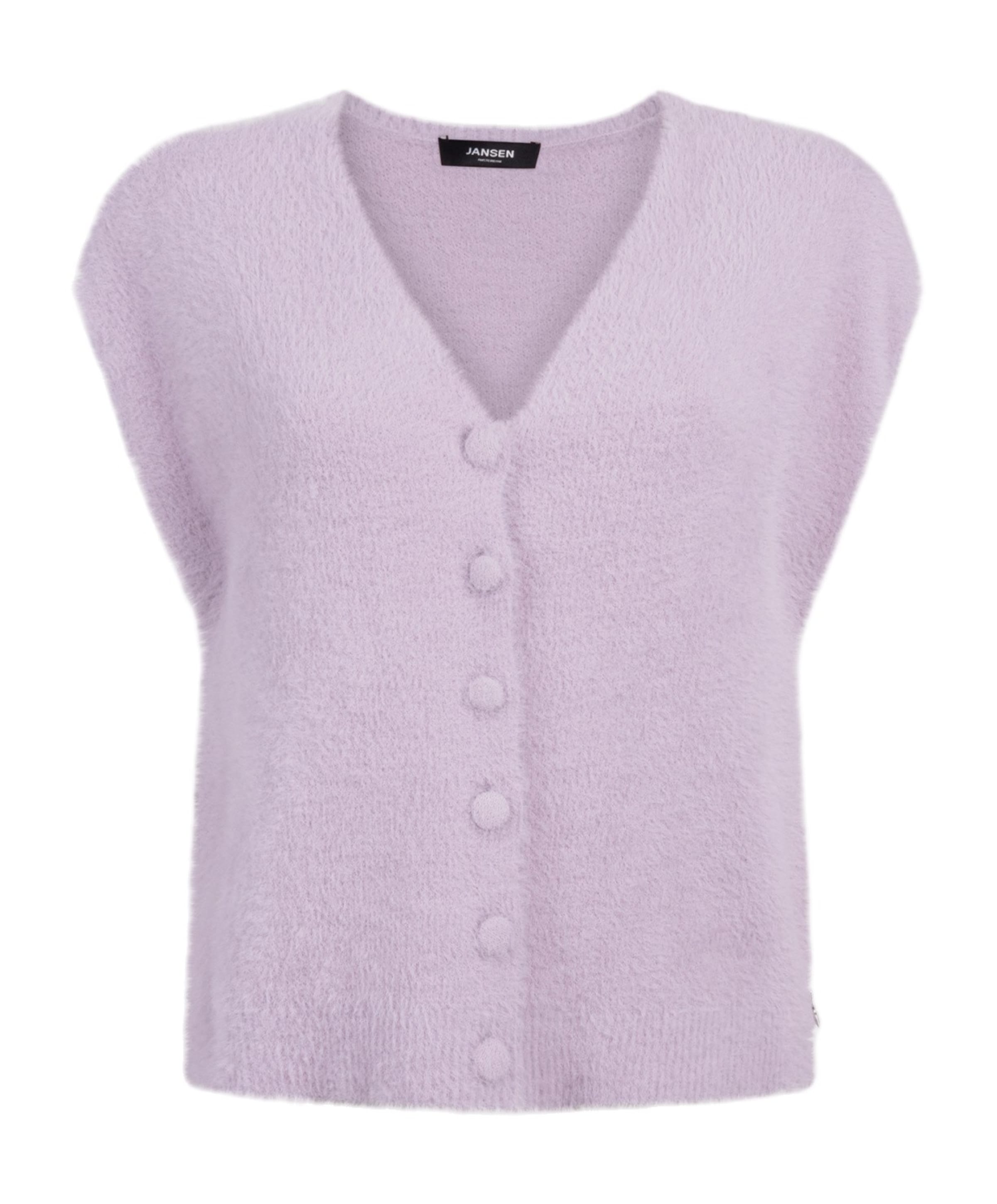 Dames gilet paars