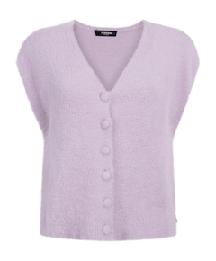 Dames gilet paars