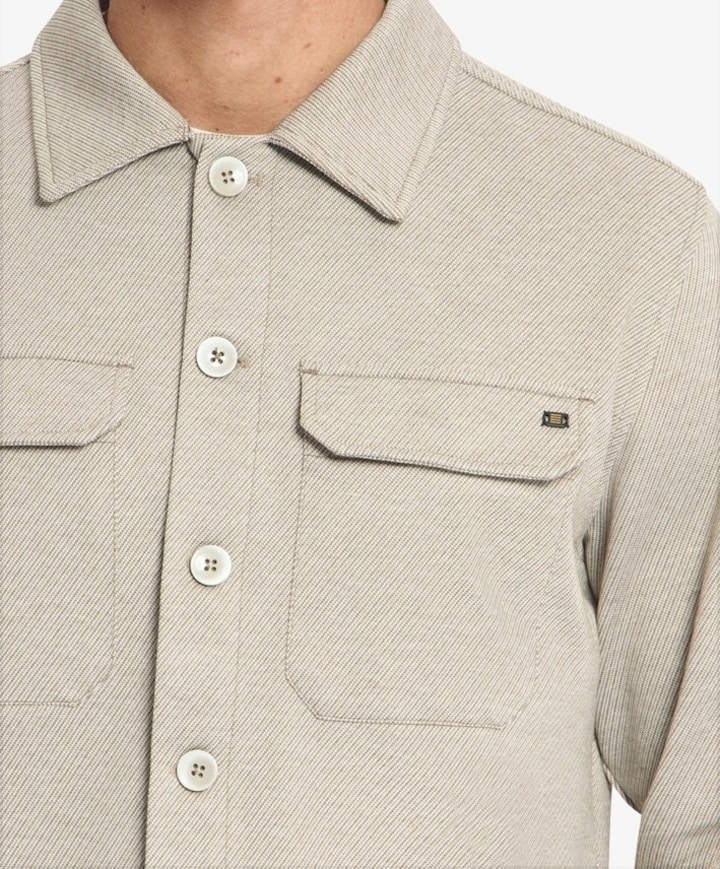 Heren overshirt bruin