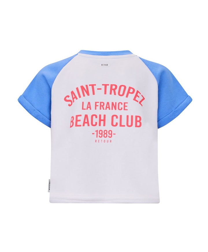 Meisjes T-shirt ecru