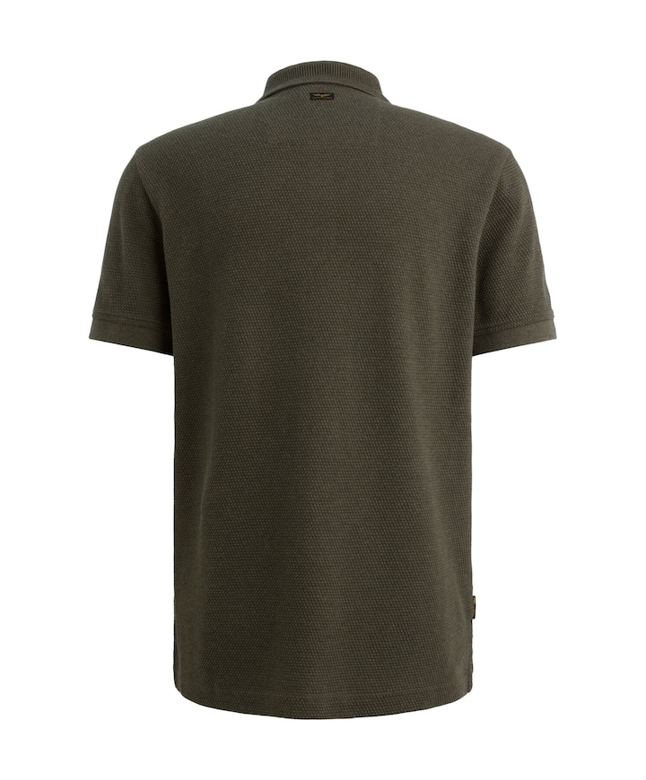 Heren polo grijs