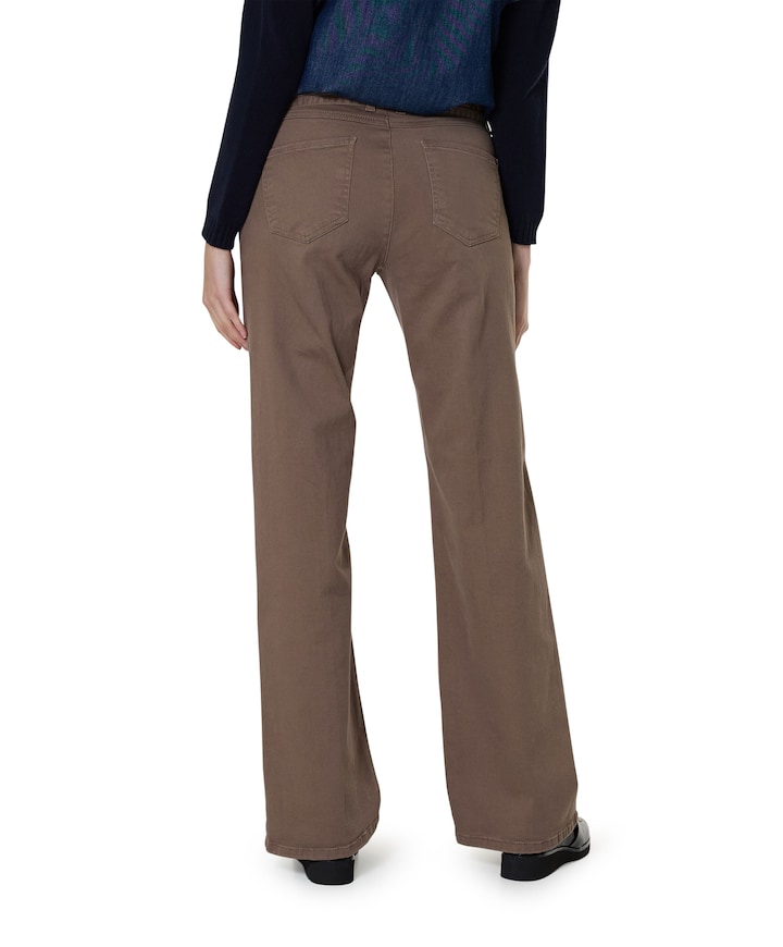LIZ BELT dames jeans bruin