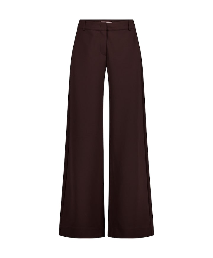 Luz twill dames broek bruin