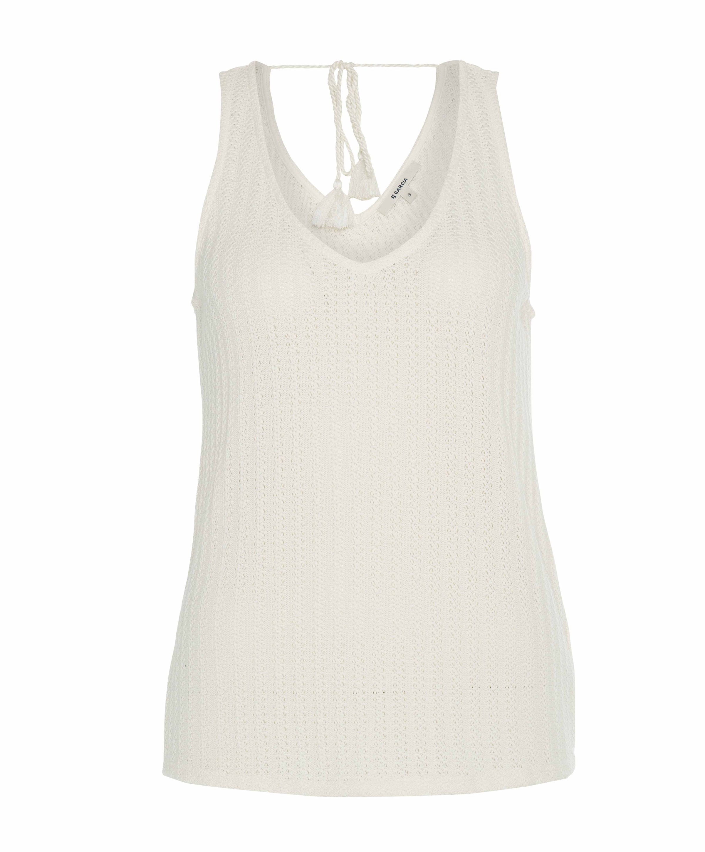 Dames top ecru