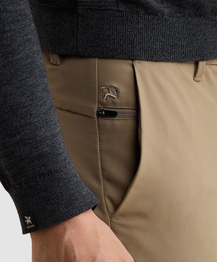 V12 CHINO TECH STRETCH heren broek beige