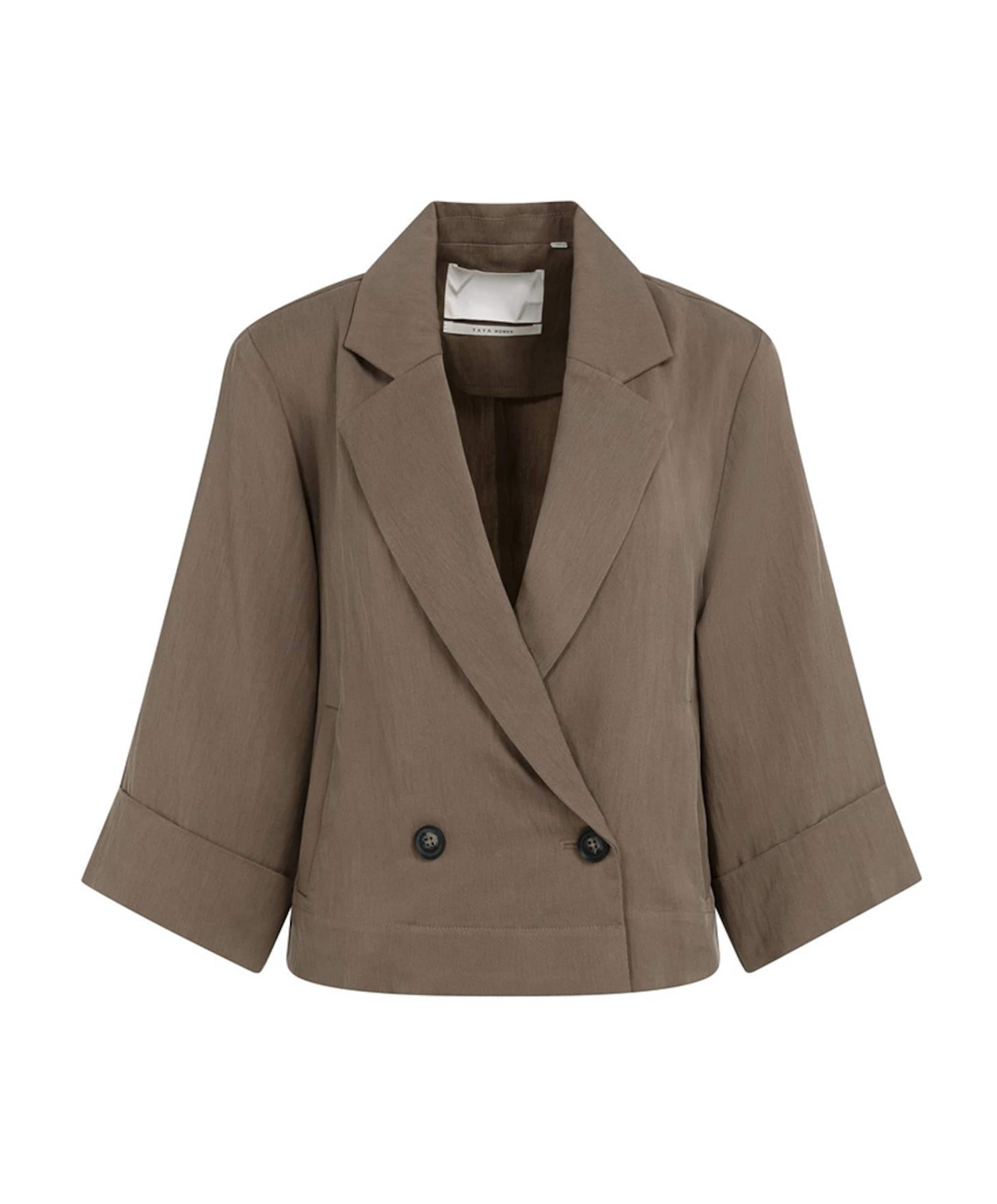 Dames blazer bruin
