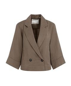 Dames blazer bruin