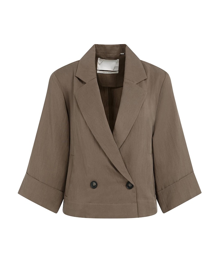 Dames blazer bruin