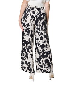 Mara Wide Leg Galon dames broek beige