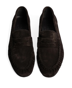 Penny Wrinkle dames loafers bruin