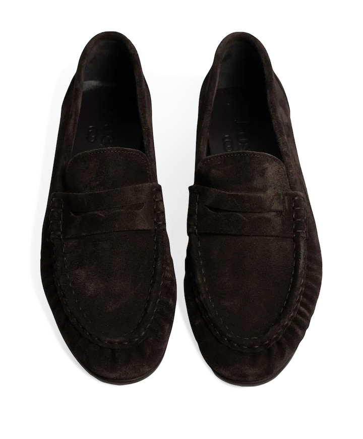 Penny Wrinkle dames loafers bruin