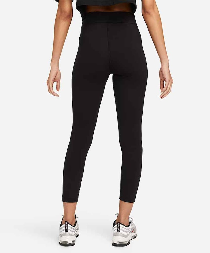 W Nsw Nk Clsc Hr 7/8 Tight Lbr broek zwart