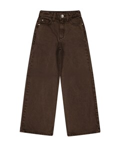 Monaco Color meisjes jeans bruin