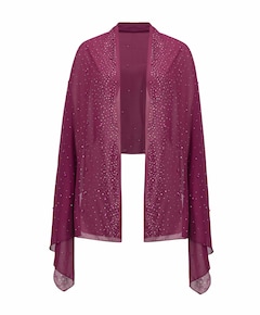 Dames sjaal bordeaux