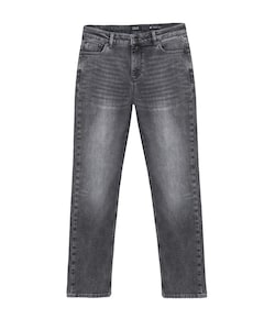 Straight Wide Fit jongens jeans grijs