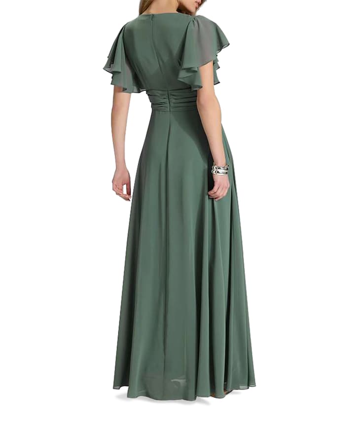 Chiffon jumpsuit groen