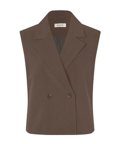 Dames gilet bruin