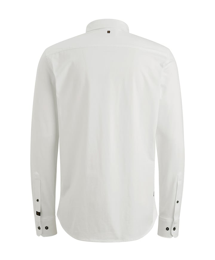 Heren overhemd lange mouw wit