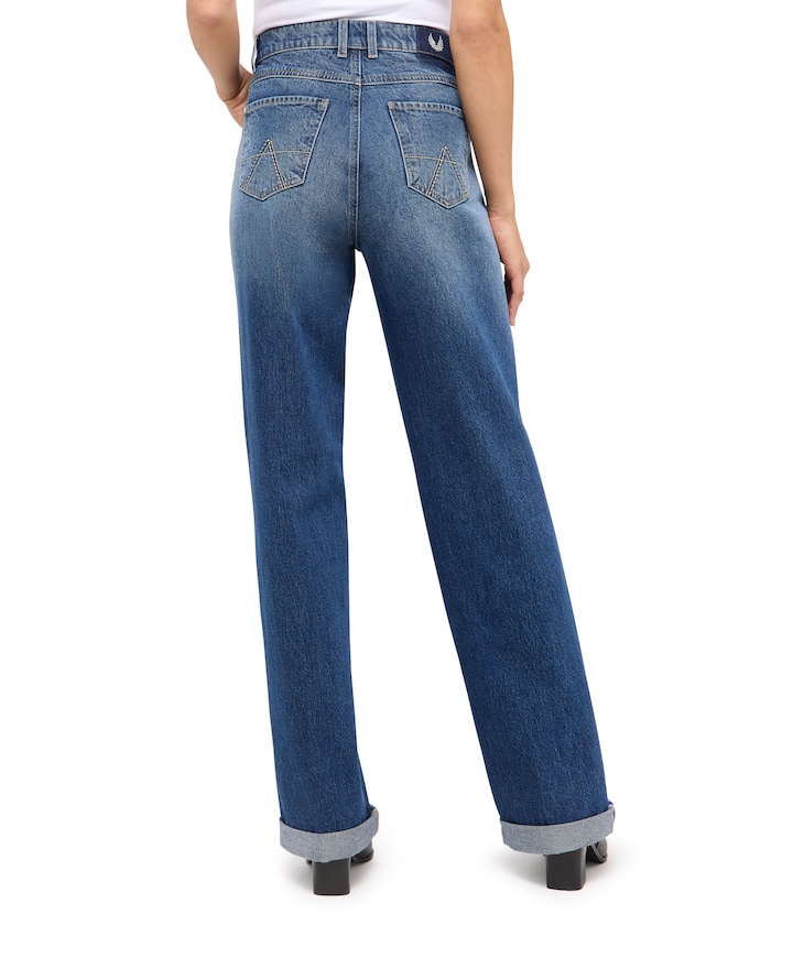 LIZ TU SELVEDGE jeans blauw