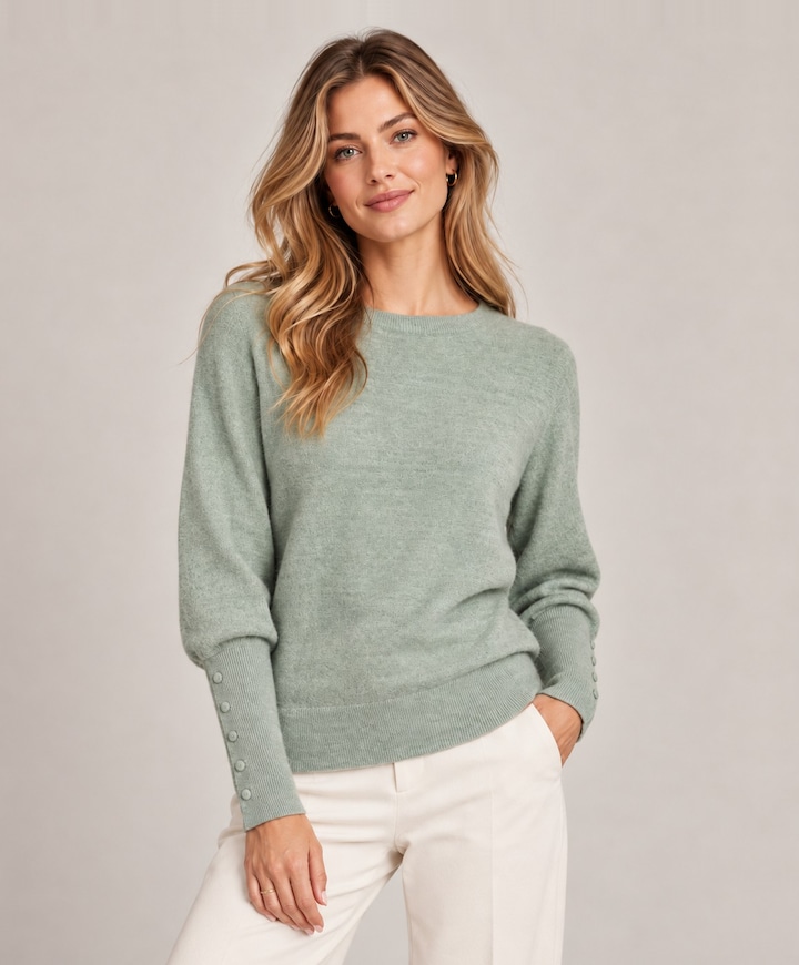 Dames trui groen