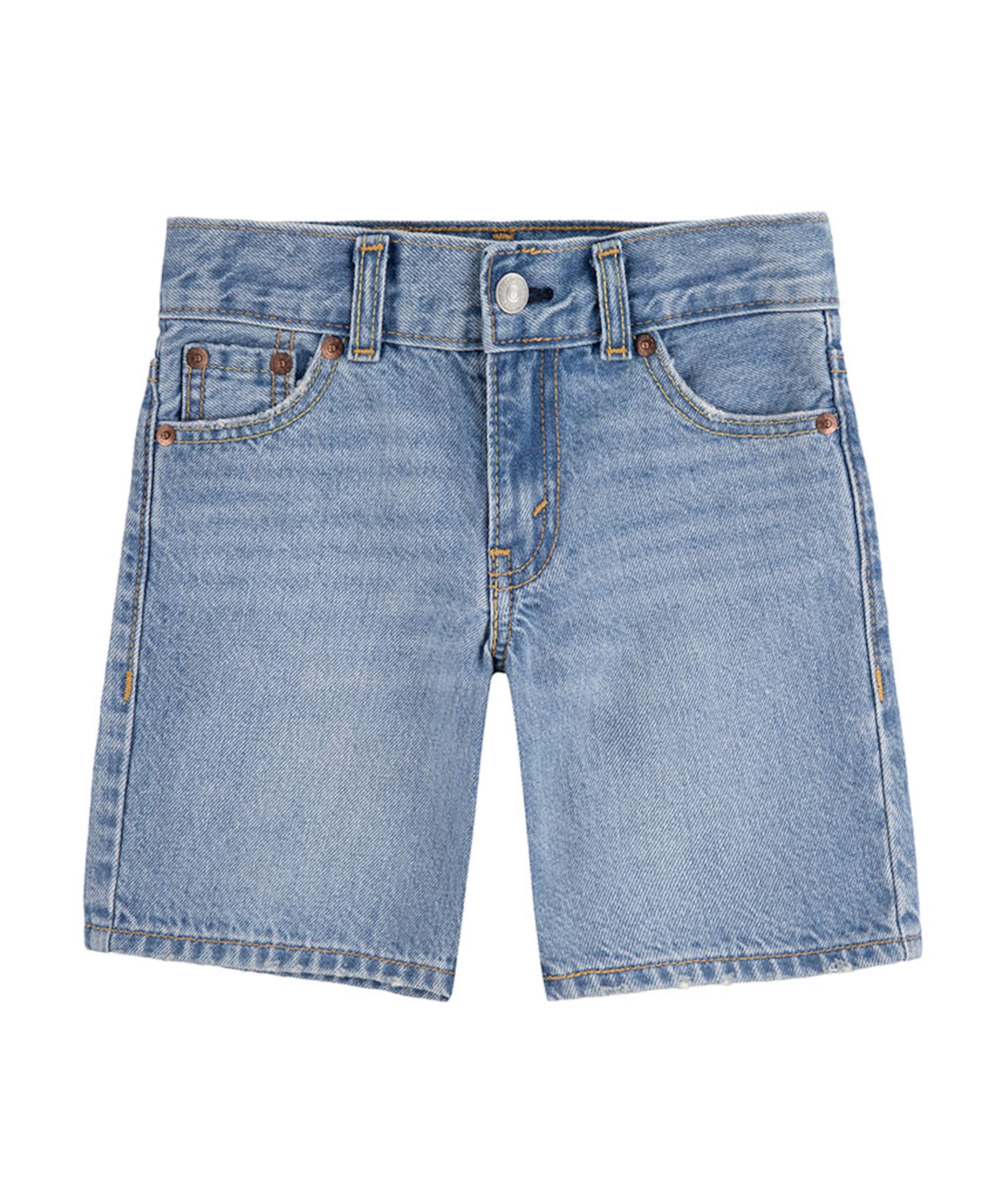 Skate shorts jongens korte broek blauw