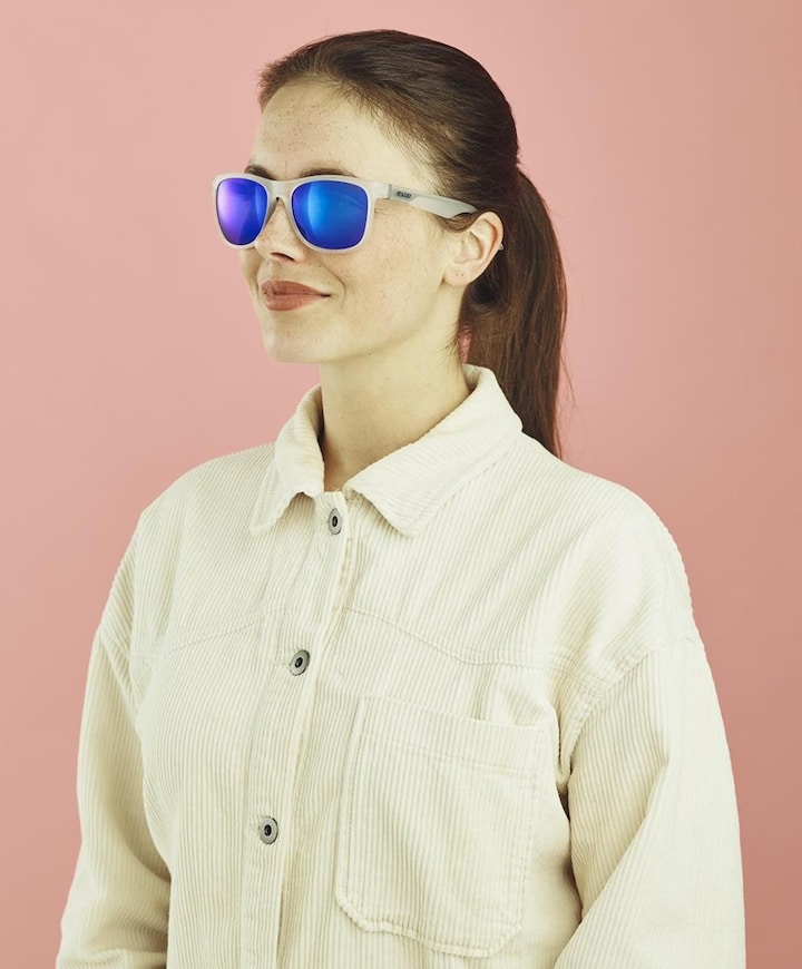 Ski zonnebril uniseks wit