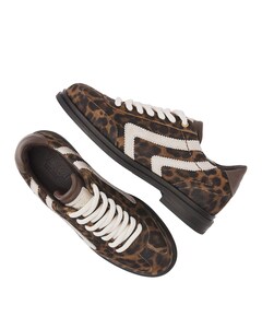 Fae Lois dames sneakers bruin