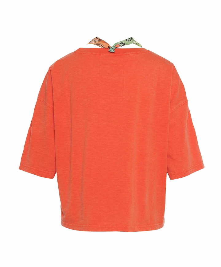 Dames T-shirt oranje