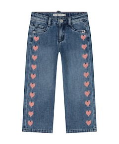 Wide Leg meisjes broek blauw
