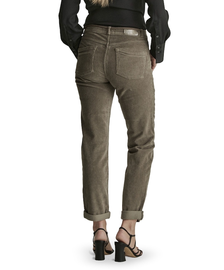 Bobby - Vintage Corduroy - 001 - Bl dames broek groen