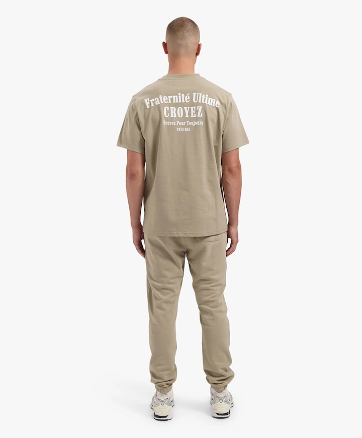 Heren t-shirt beige