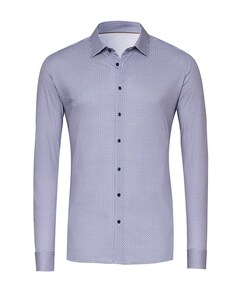 Overhemd lange mouw blauw