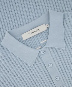Heren polo blauw