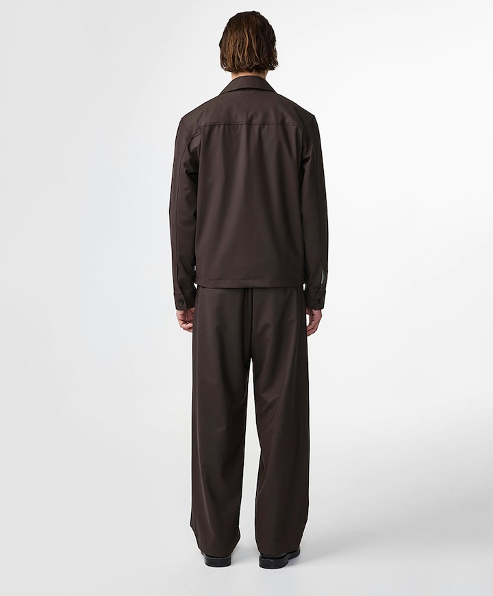 Heren overshirt bruin