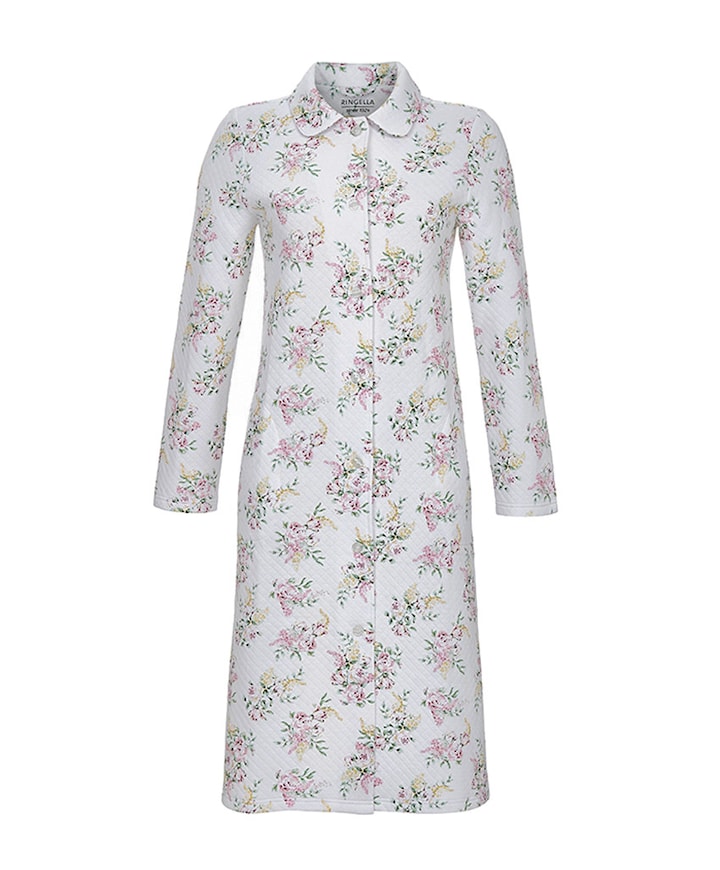 Dames ochtendjas wit