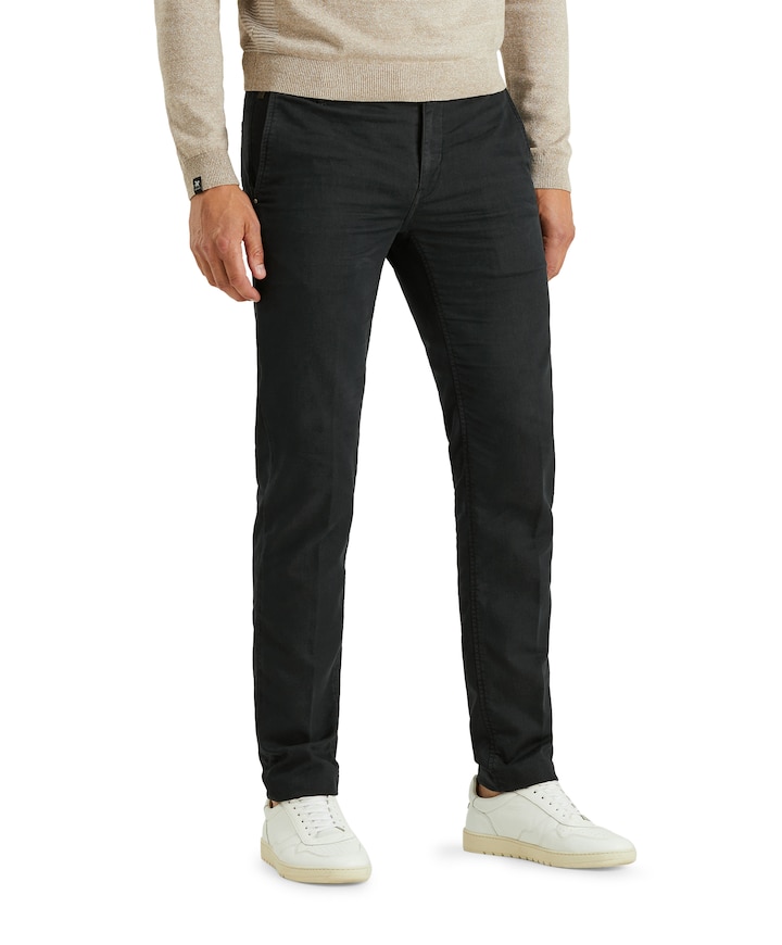 V9 CHINO DOBBEY STRETCH. heren broek blauw
