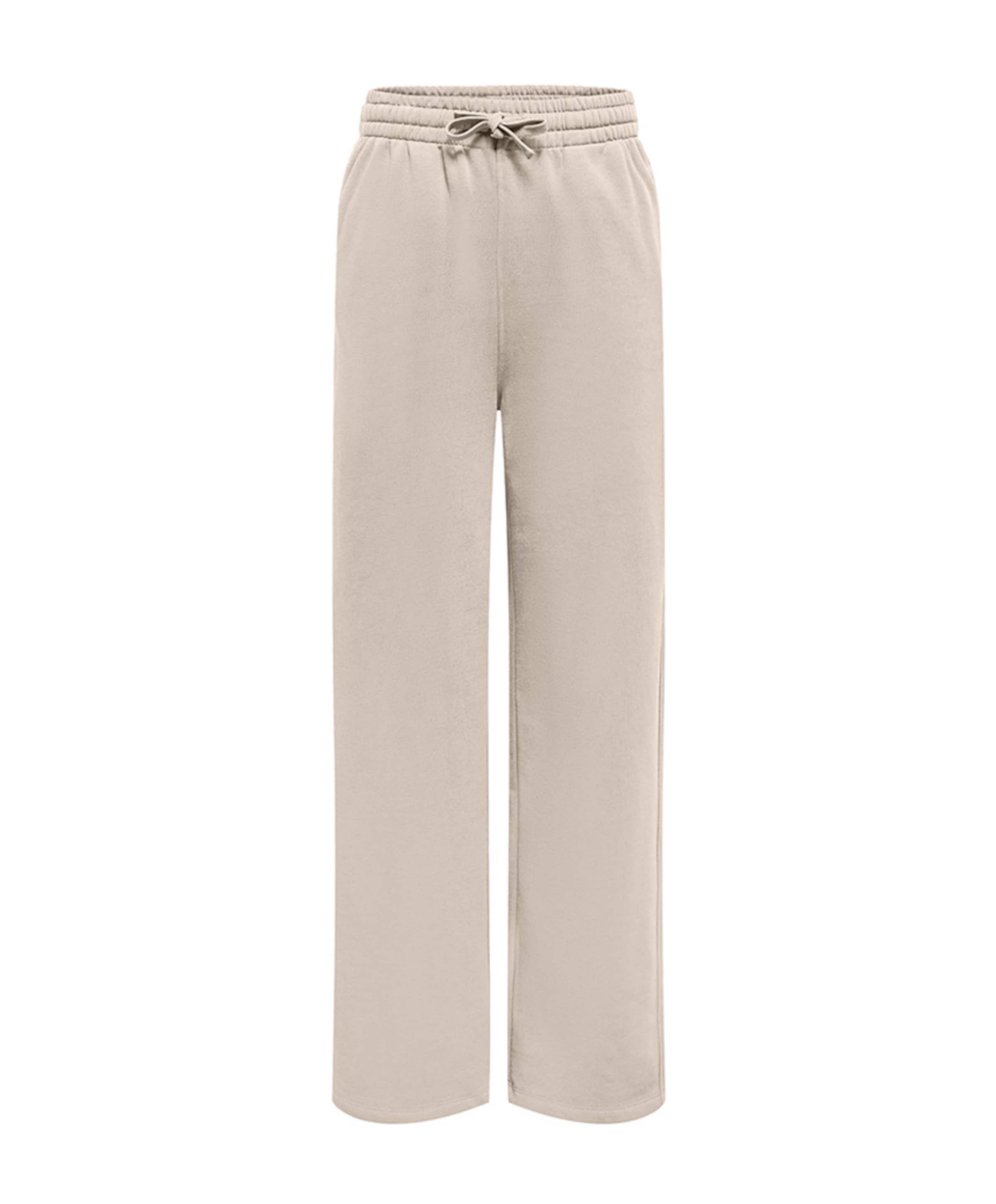 ONPJONI LIFE HW BRUSH WIDE SWT PNT dames trainingsbroek beige