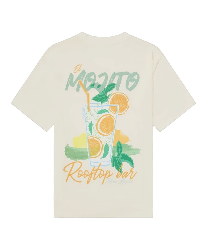 Heren T-shirt ecru