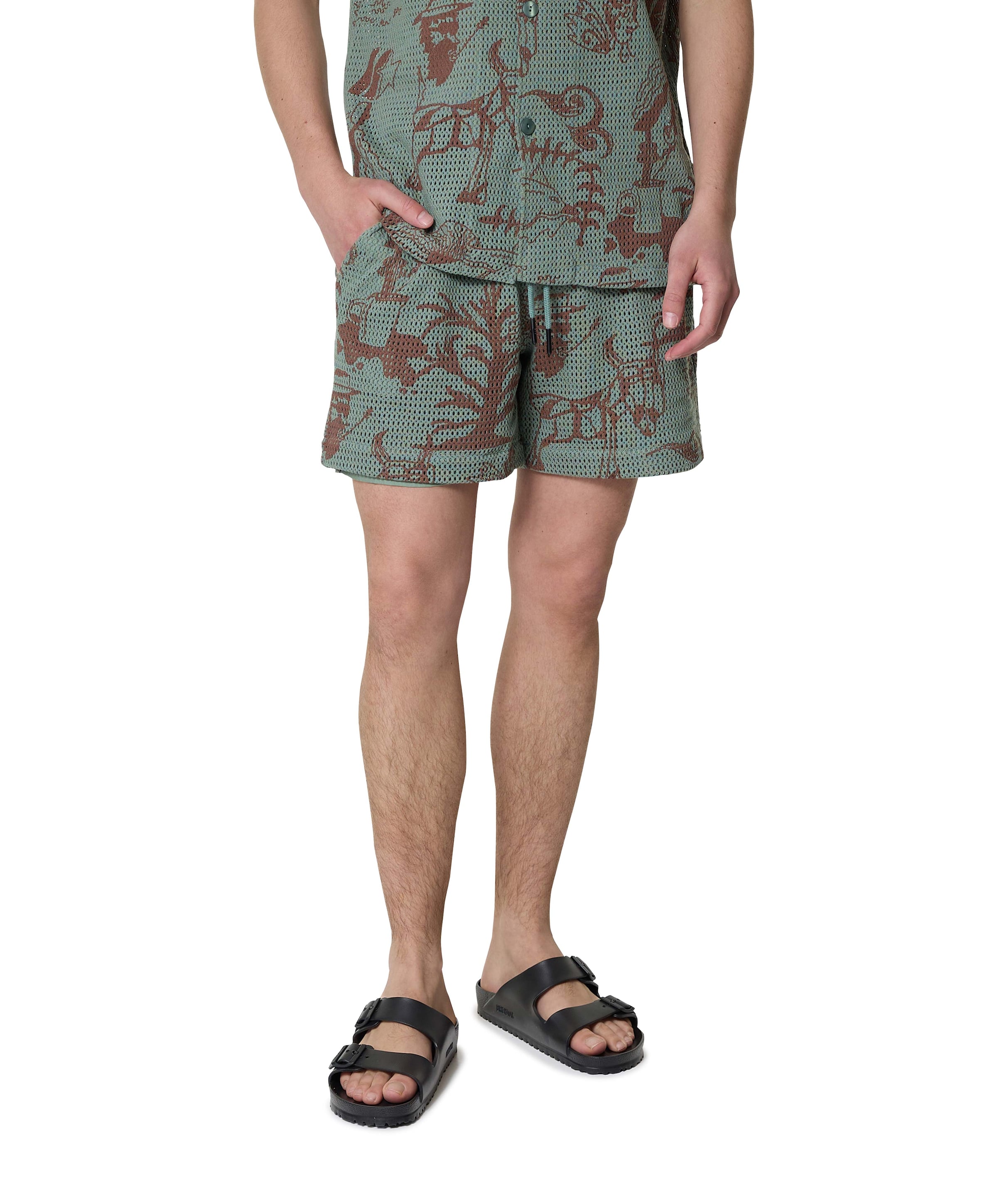 Poplan porto shorts groen