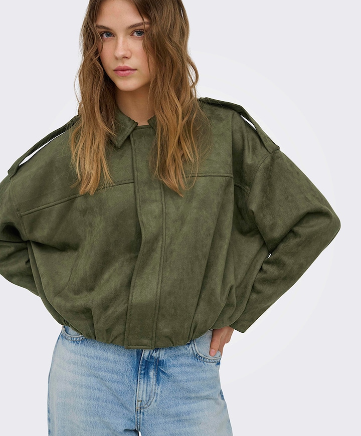 Dames jas groen