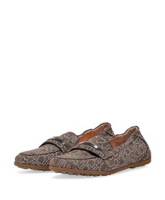 dames loafers bruin
