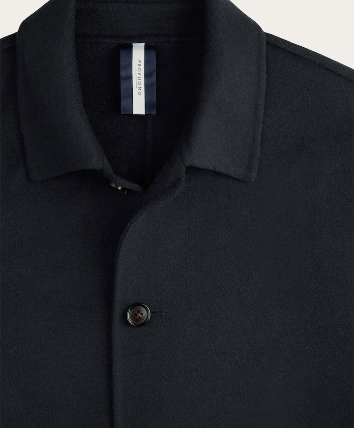 Heren overshirt blauw