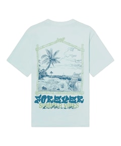 Heren T-shirt blauw