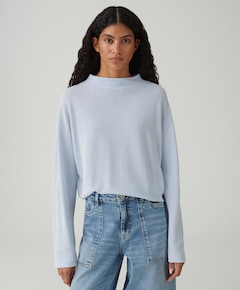 Dames longsleeve blauw