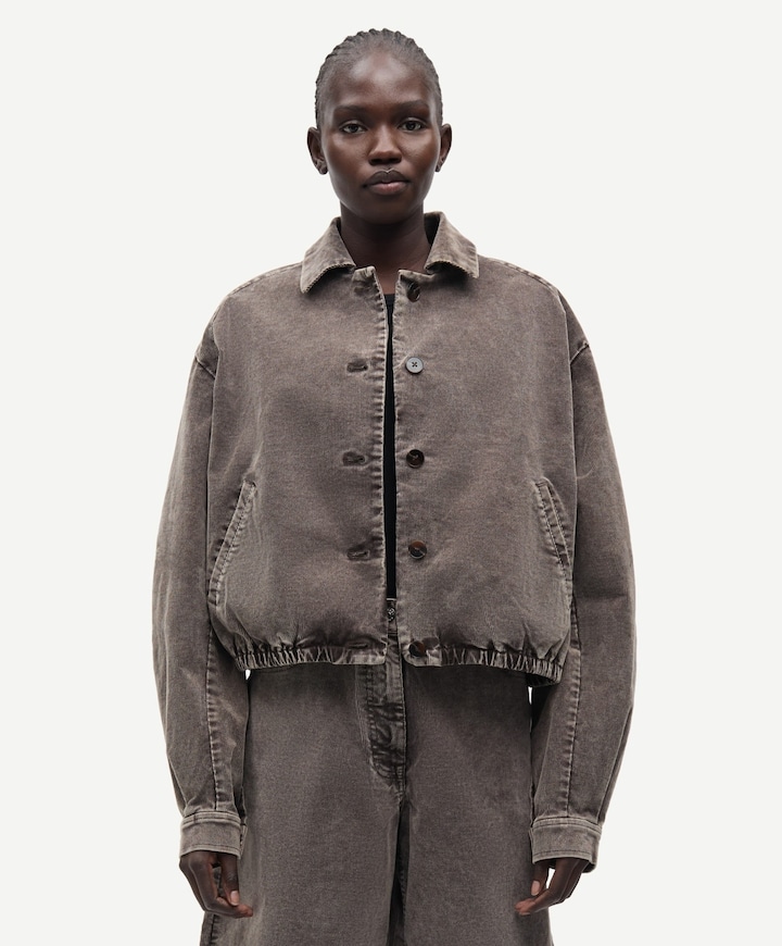 Dames jas beige