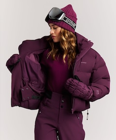 Dames ski-jas paars