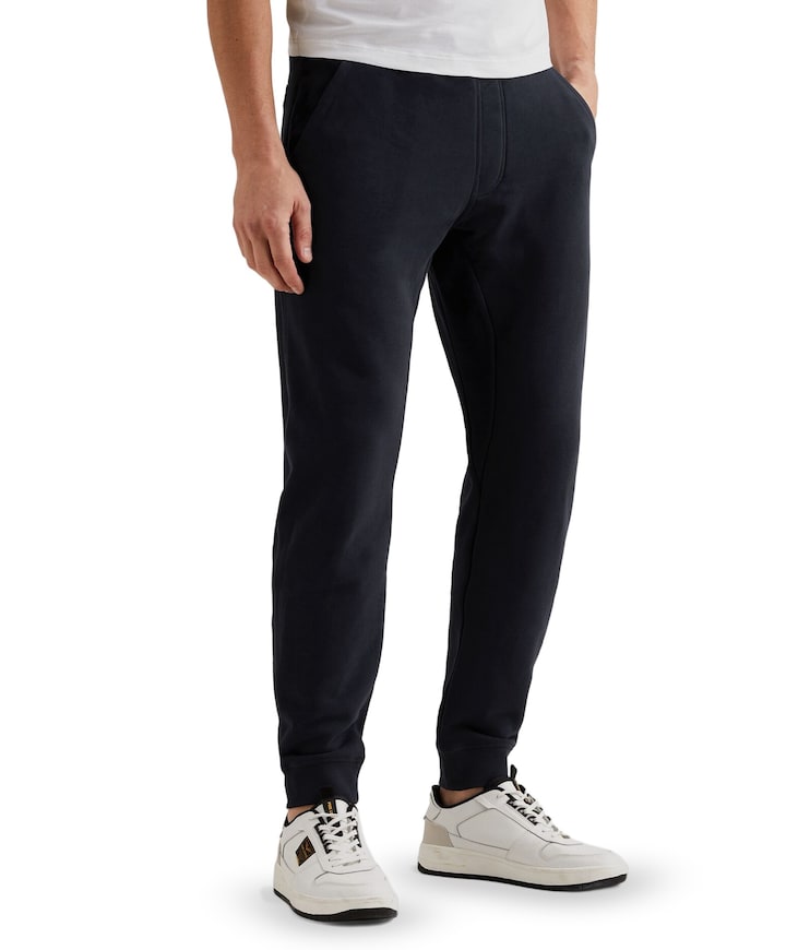 SWEAT PANTS PEACHED FLEECE LIGHT heren broek blauw